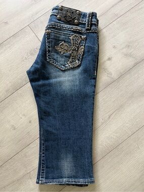 Miss Me CAPRI Embellished Women's Jeans 27